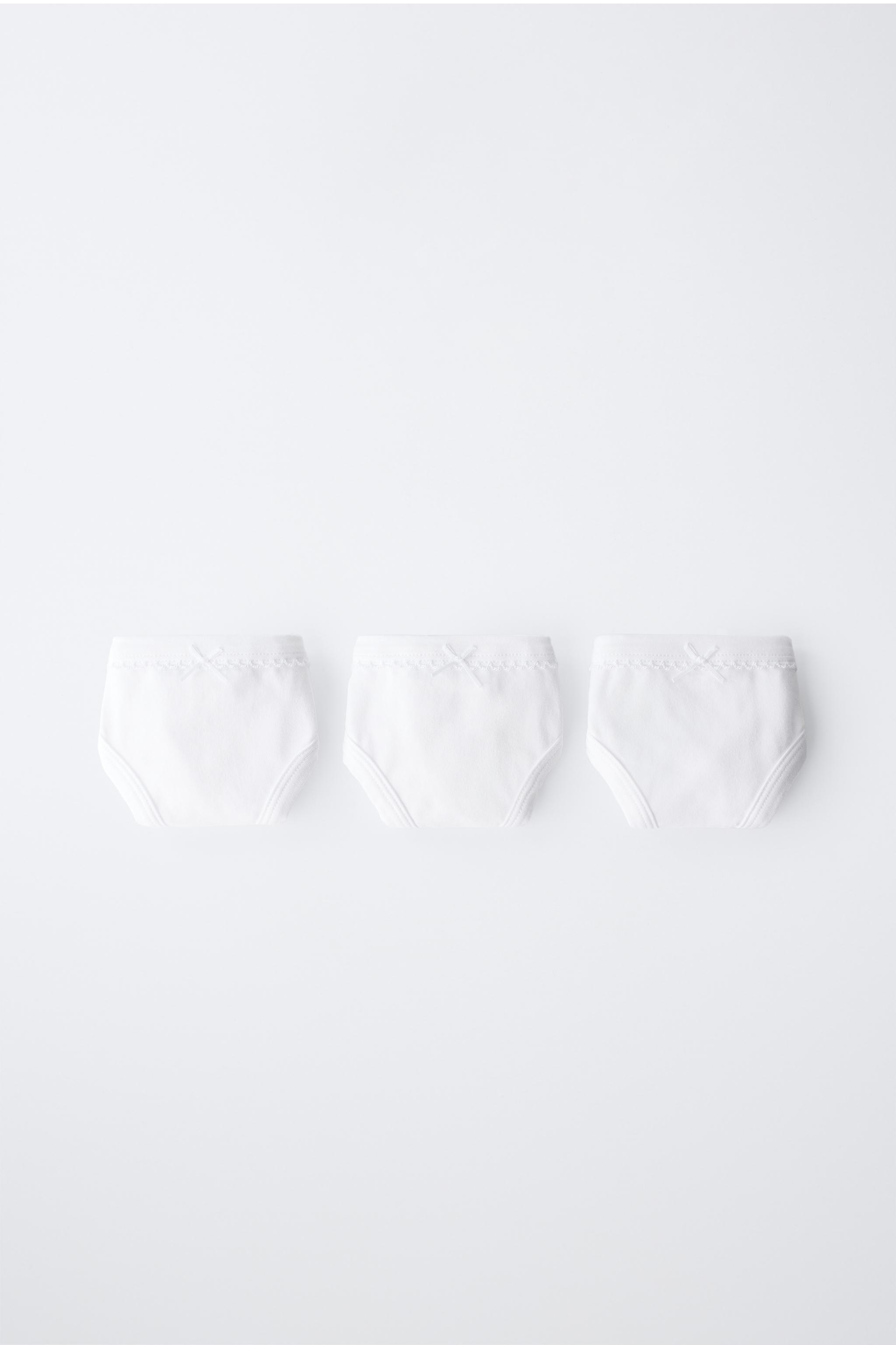 6-14 ANS/ LOT DE TROIS CULOTTES UNIES
